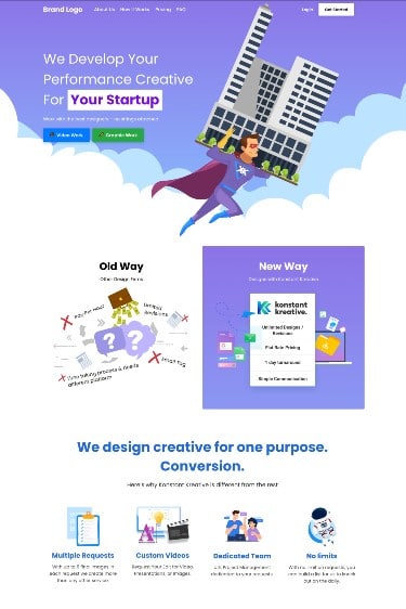 WordPress Landing Page Design using Elementor Pro by Hello hafiz